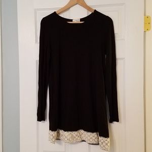 Fantastic Fawn Black Long Shirt